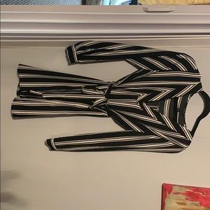 Black and White dress with belt